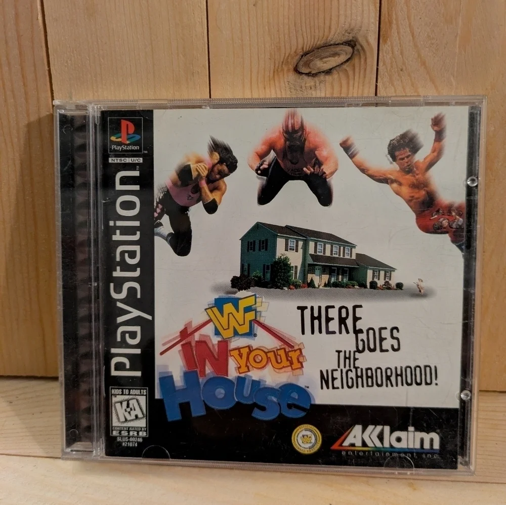 WWF In Your House PlayStation Game Used PlayStation Aklaim